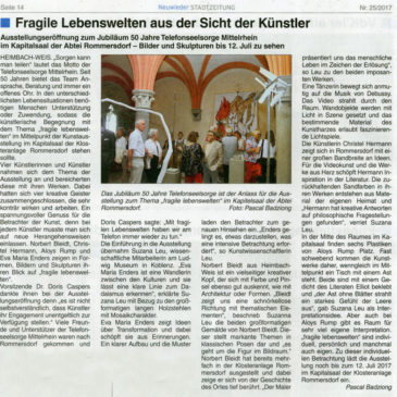 Neuweiler Stadtzeitung – fragile Lebewesen – Klosteranlage Rommersdorf